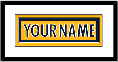 Nashville Nameplate - Home Gold - Signature Tier 1