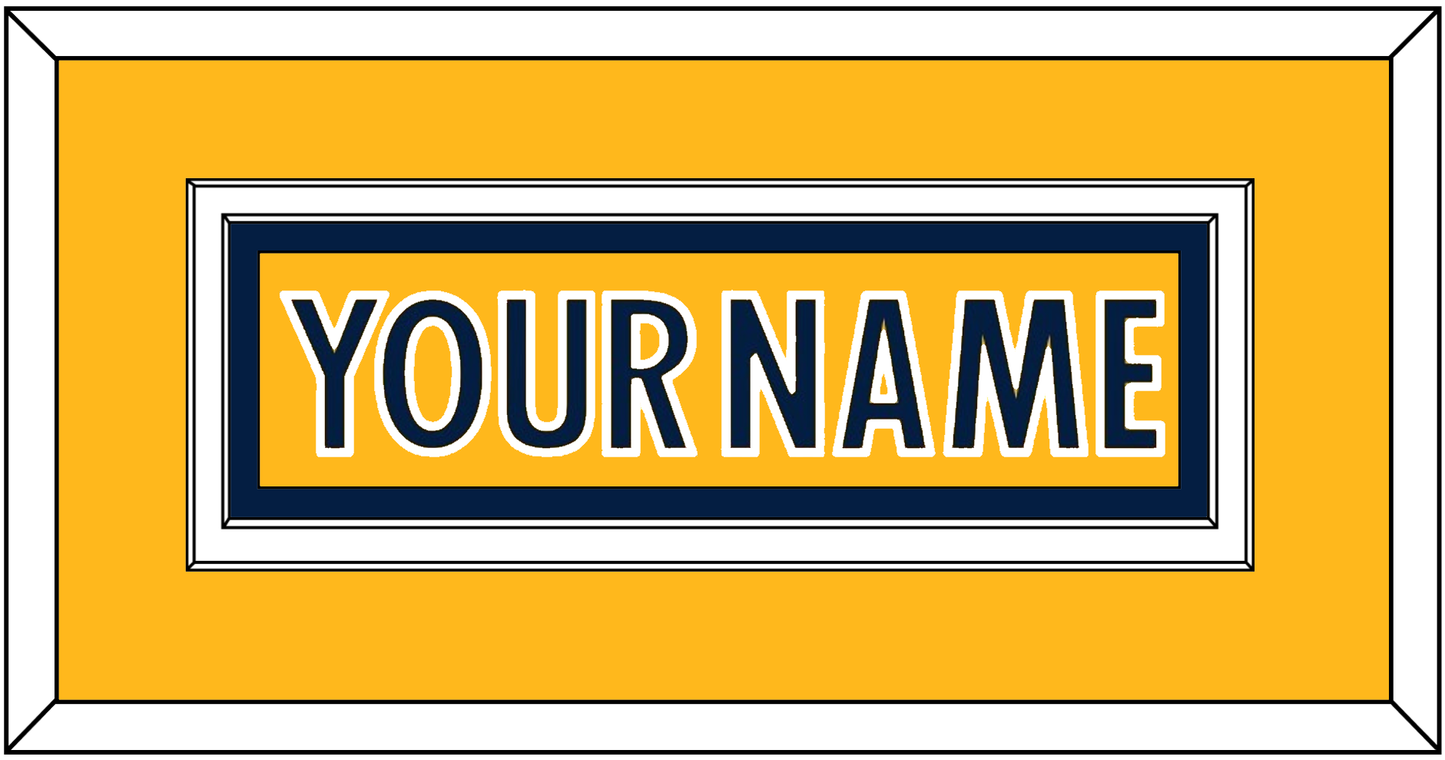 Nashville Nameplate - Home Gold - Signature Tier 2