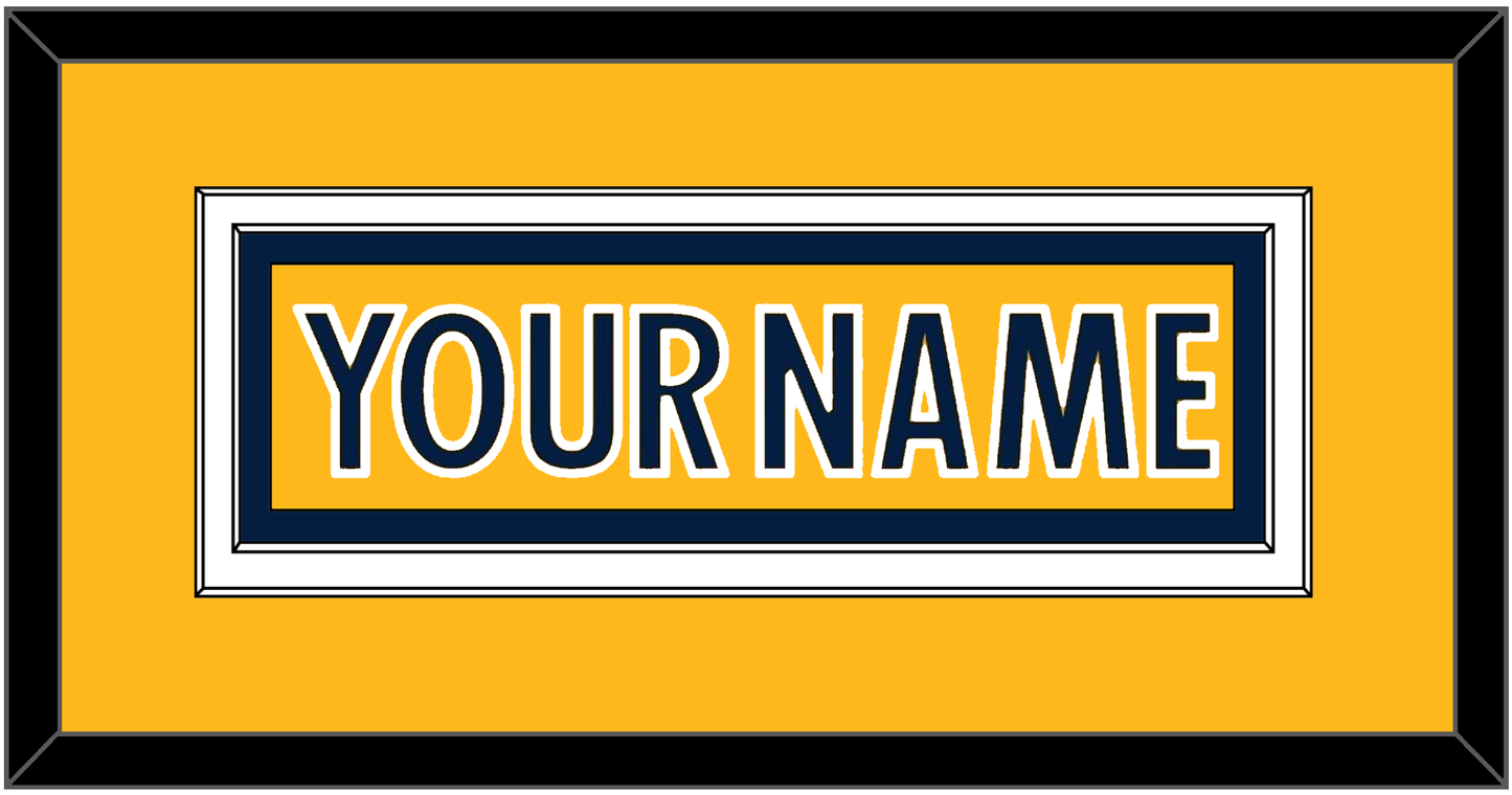 Nashville Nameplate - Home Gold - Signature Tier 2