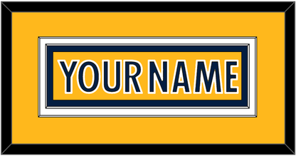Nashville Nameplate - Home Gold - Signature Tier 2