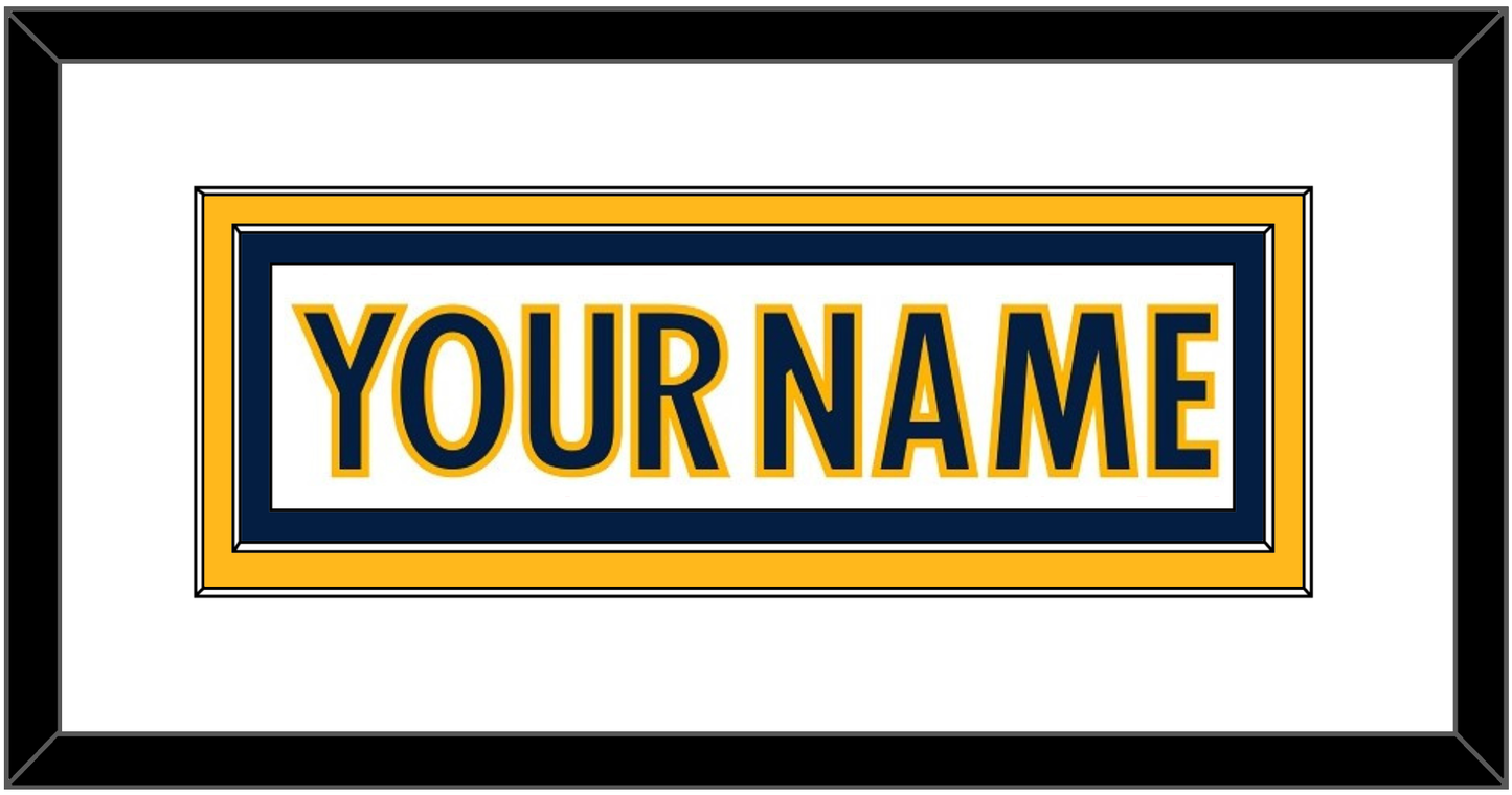 Nashville Nameplate - Road White - Signature Tier 1