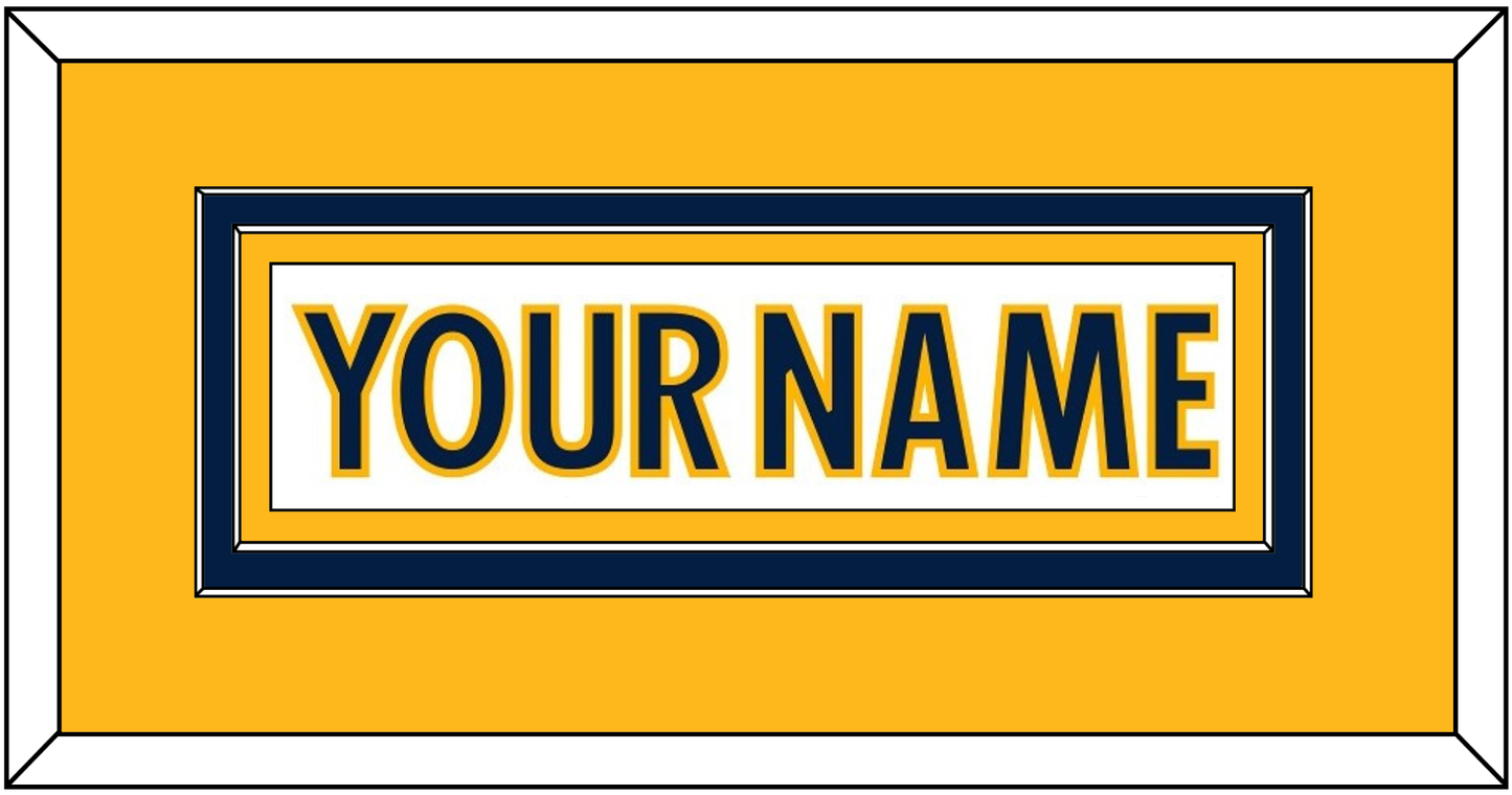 Nashville Nameplate - Road White - Signature Tier 2
