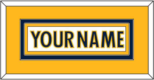Nashville Nameplate - Road White - Signature Tier 2