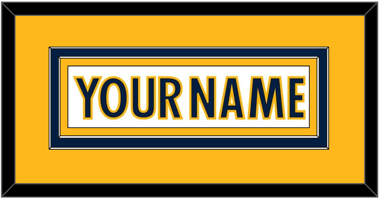 Nashville Nameplate - Road White - Signature Tier 2