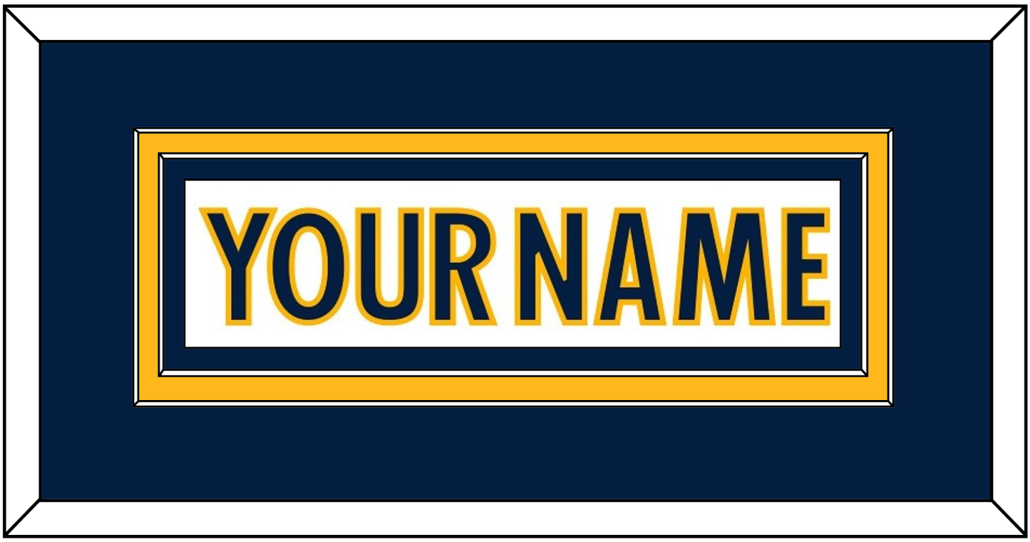 Nashville Nameplate - Road White - Signature Tier 3