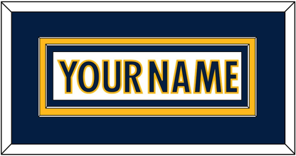 Nashville Nameplate - Road White - Signature Tier 3