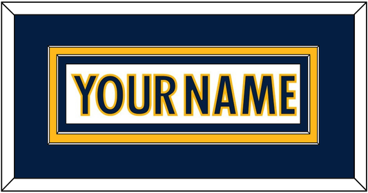 Nashville Nameplate - Road White - Signature Tier 3