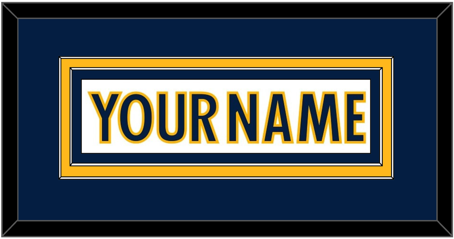 Nashville Nameplate - Road White - Signature Tier 3