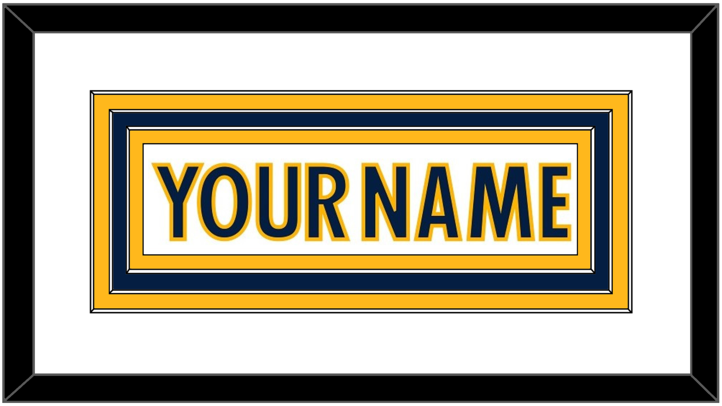 Nashville Nameplate - Road White - Premier Tier 2