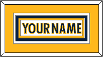 Nashville Nameplate - Road White - Premier Tier 3