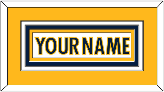 Nashville Nameplate - Road White - Premier Tier 3