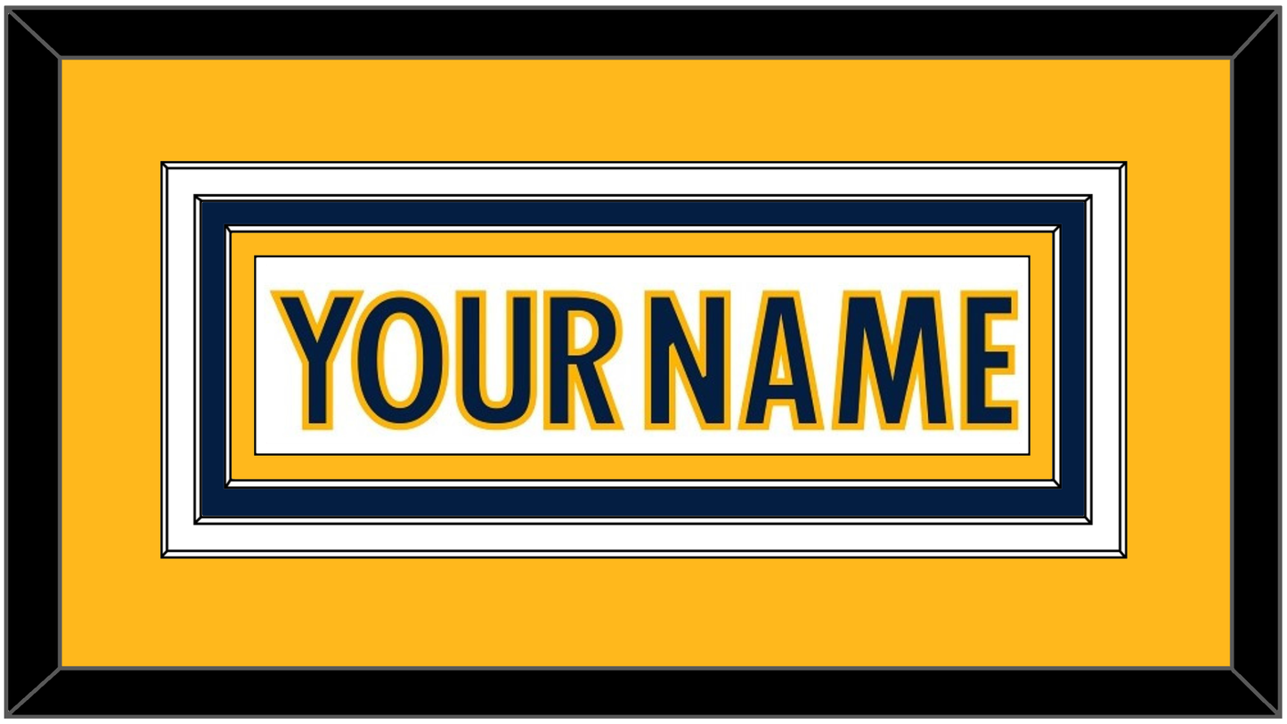 Nashville Nameplate - Road White - Premier Tier 3