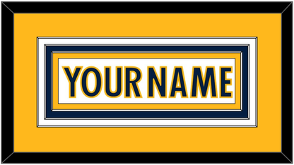Nashville Nameplate - Road White - Premier Tier 3