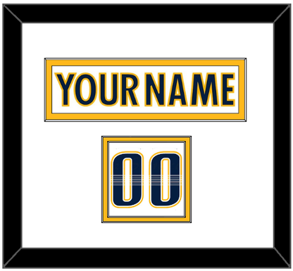 Nashville Nameplate & Number (Shoulder) - Road White - Signature Tier 1