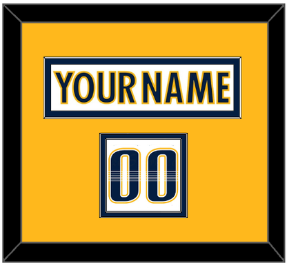 Nashville Nameplate & Number (Shoulder) - Road White - Signature Tier 2