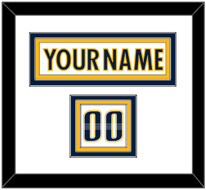 Nashville Nameplate & Number (Shoulder) - Road White - Premier Tier 1
