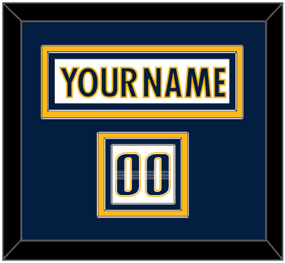 Nashville Nameplate & Number (Shoulder) - Road White - Premier Tier 3