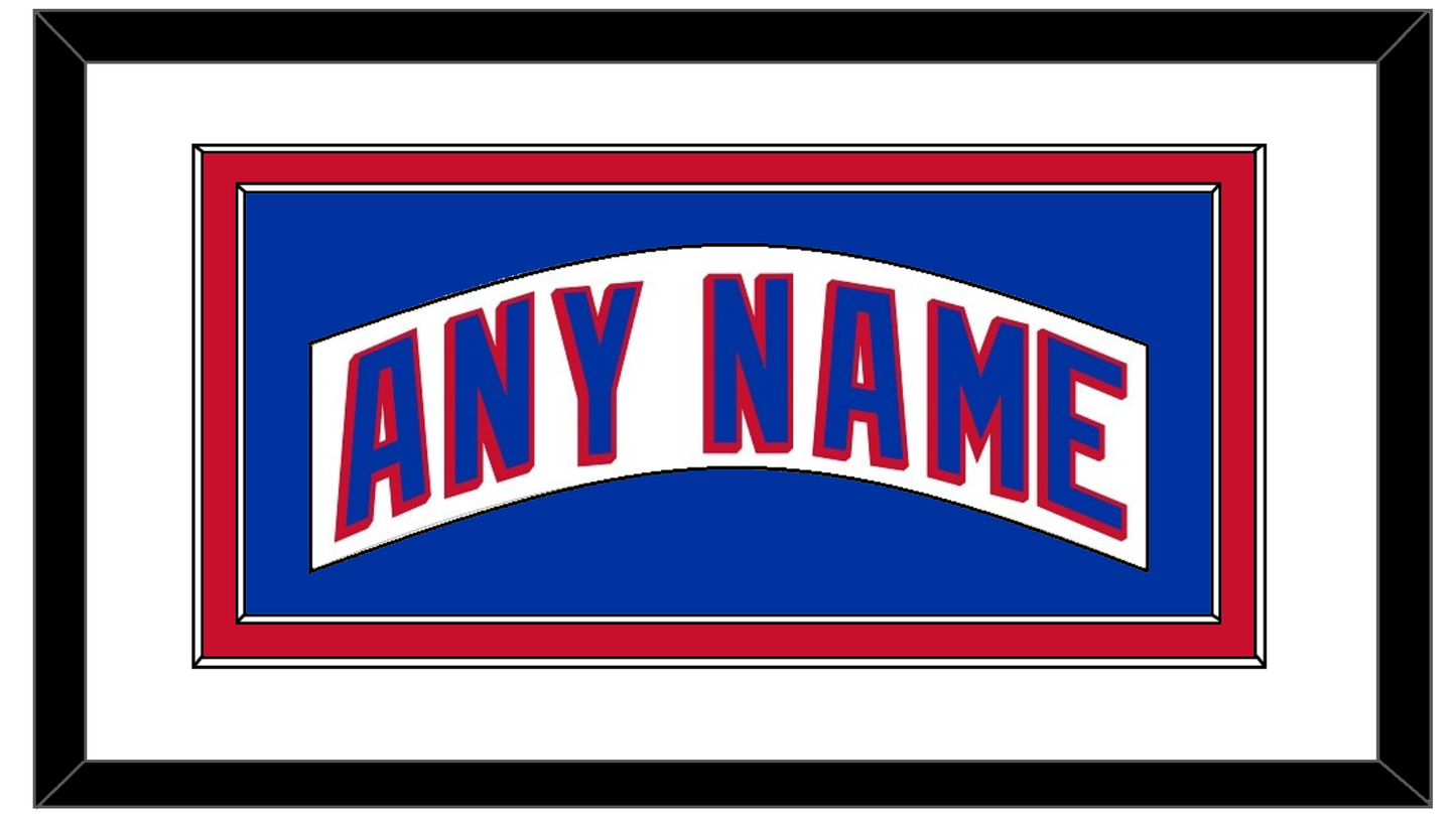 New York Nameplate - Road White (2004-2017) - Signature Tier 2