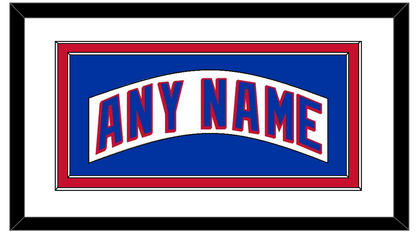 New York Nameplate - Road White (2004-2017) - Signature Tier 2