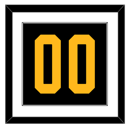 Pittsburgh Number (Back) - 2019 Stadium Series Black - Essential Tier 1
