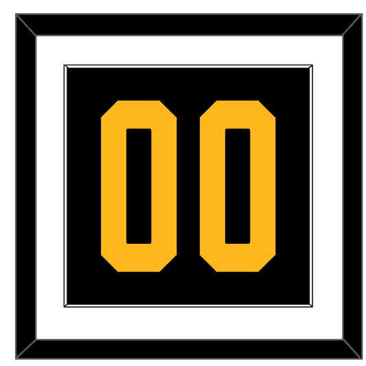 Pittsburgh Number (Back) - 2019 Stadium Series Black - Essential Tier 1