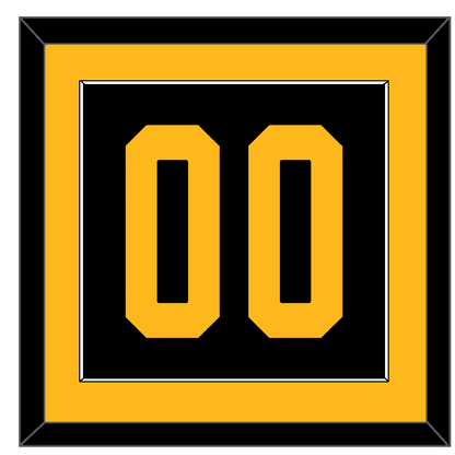 Pittsburgh Number (Back) - 2019 Stadium Series Black - Essential Tier 2