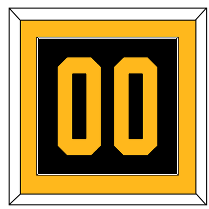 Pittsburgh Number (Back) - 2019 Stadium Series Black - Essential Tier 2