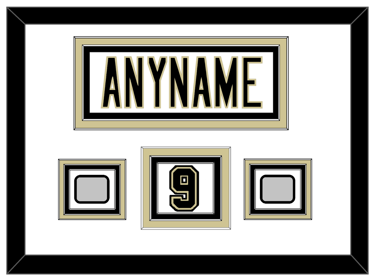 Pittsburgh Nameplate, Number (Shoulder) & 2 Stanley Cup Finals Patches - Road White (2007-2016) - Premier Tier 1