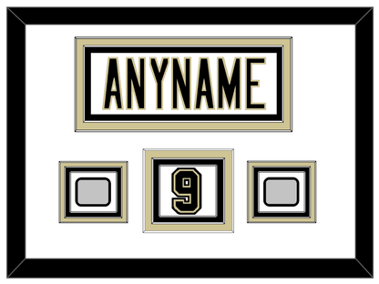 Pittsburgh Nameplate, Number (Shoulder) & 2 Stanley Cup Finals Patches - Road White (2007-2016) - Premier Tier 1