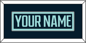 Seattle Nameplate - Home Navy Blue - Single Mat 2