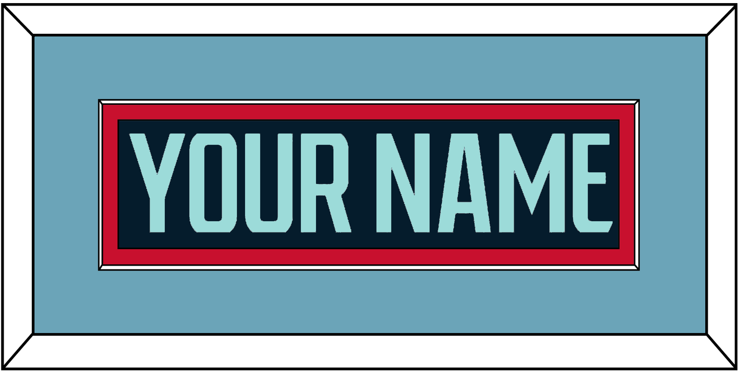 Seattle Nameplate - Home Navy Blue - Essential Tier 3