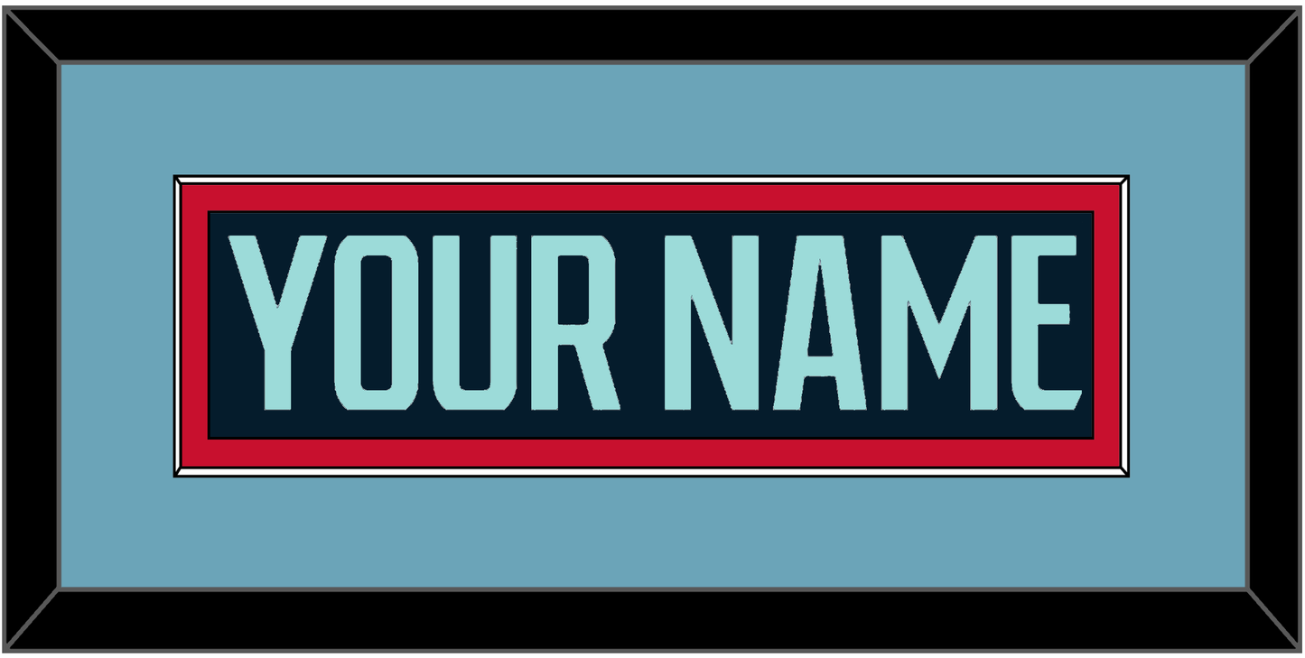 Seattle Nameplate - Home Navy Blue - Essential Tier 3