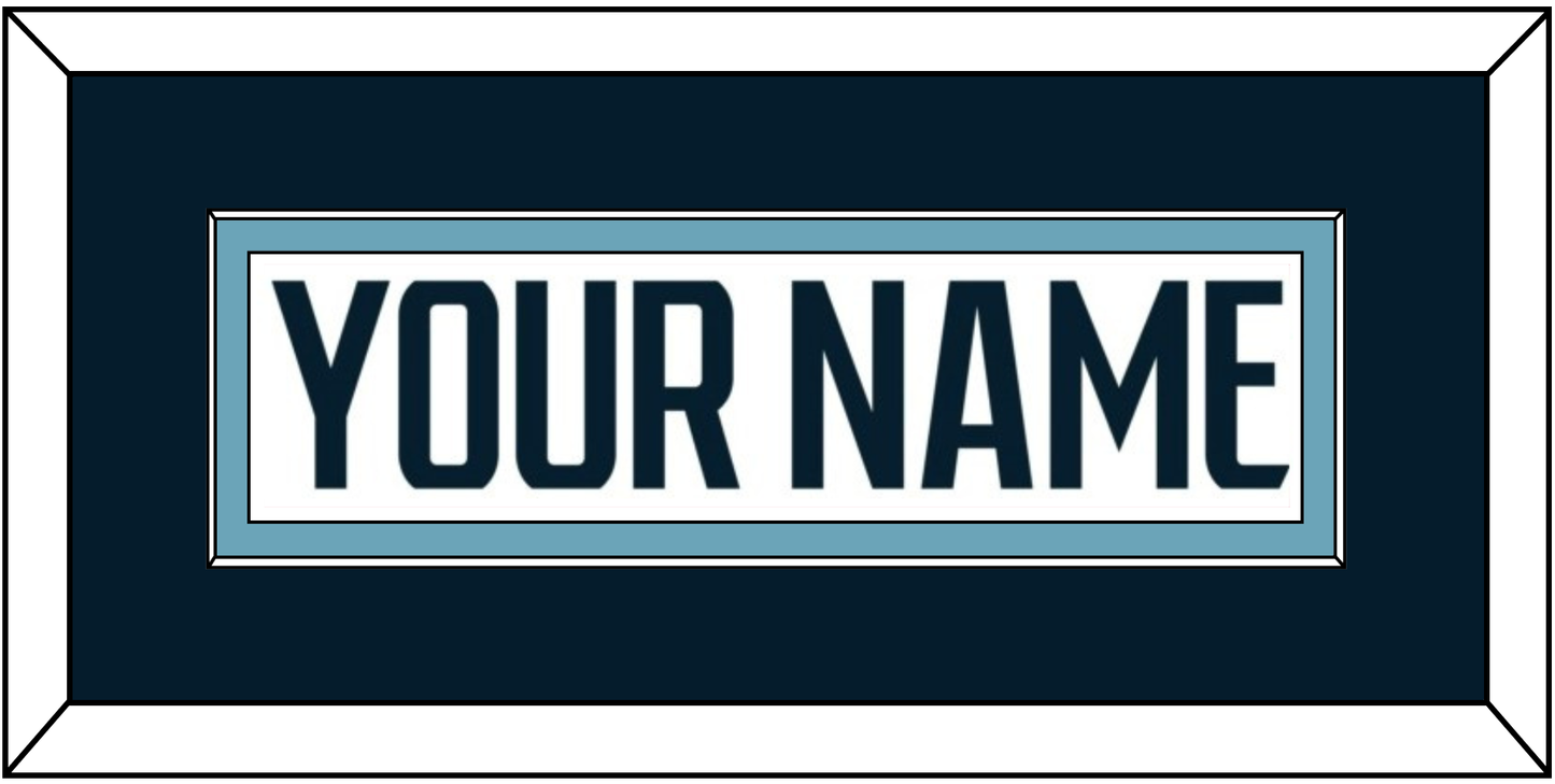 Seattle Nameplate - Road White - Essential Tier 2