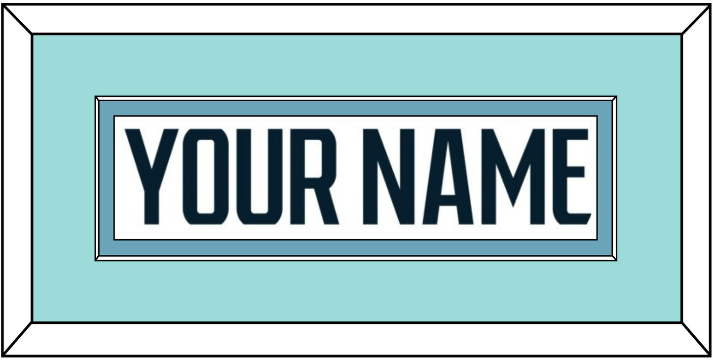 Seattle Nameplate - Road White - Essential Tier 3