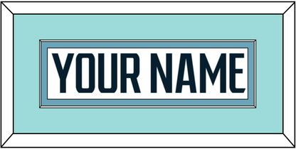 Seattle Nameplate - Road White - Essential Tier 3