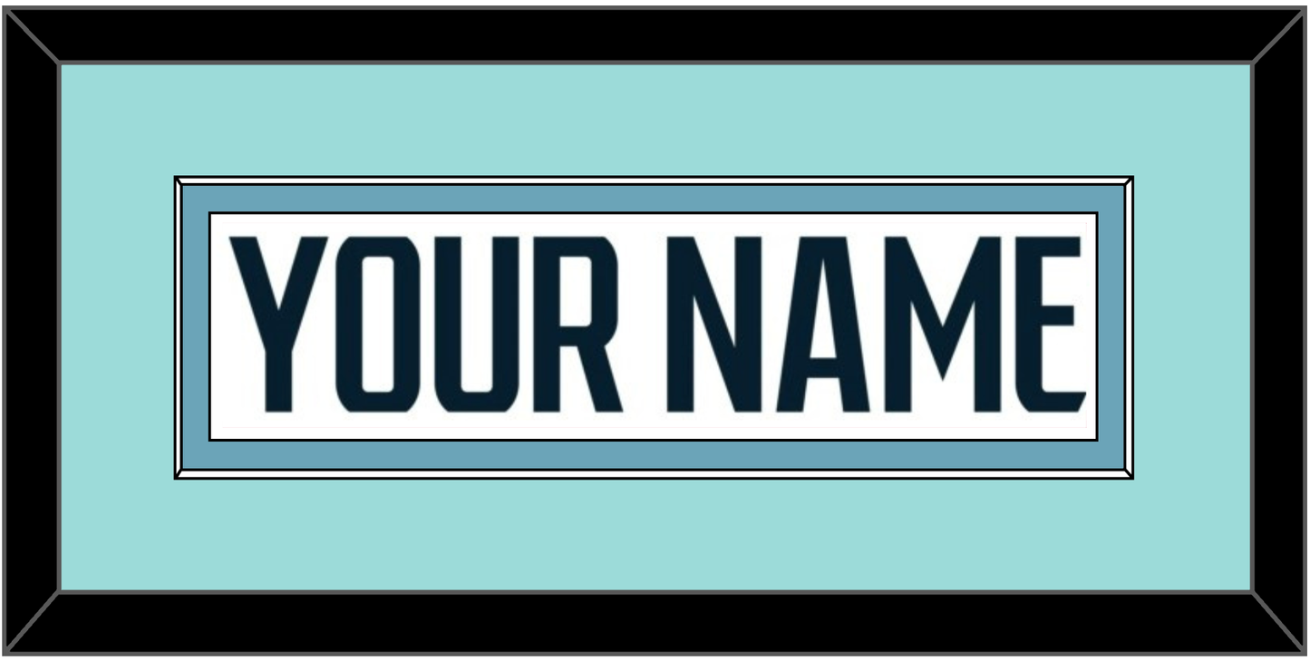 Seattle Nameplate - Road White - Essential Tier 3