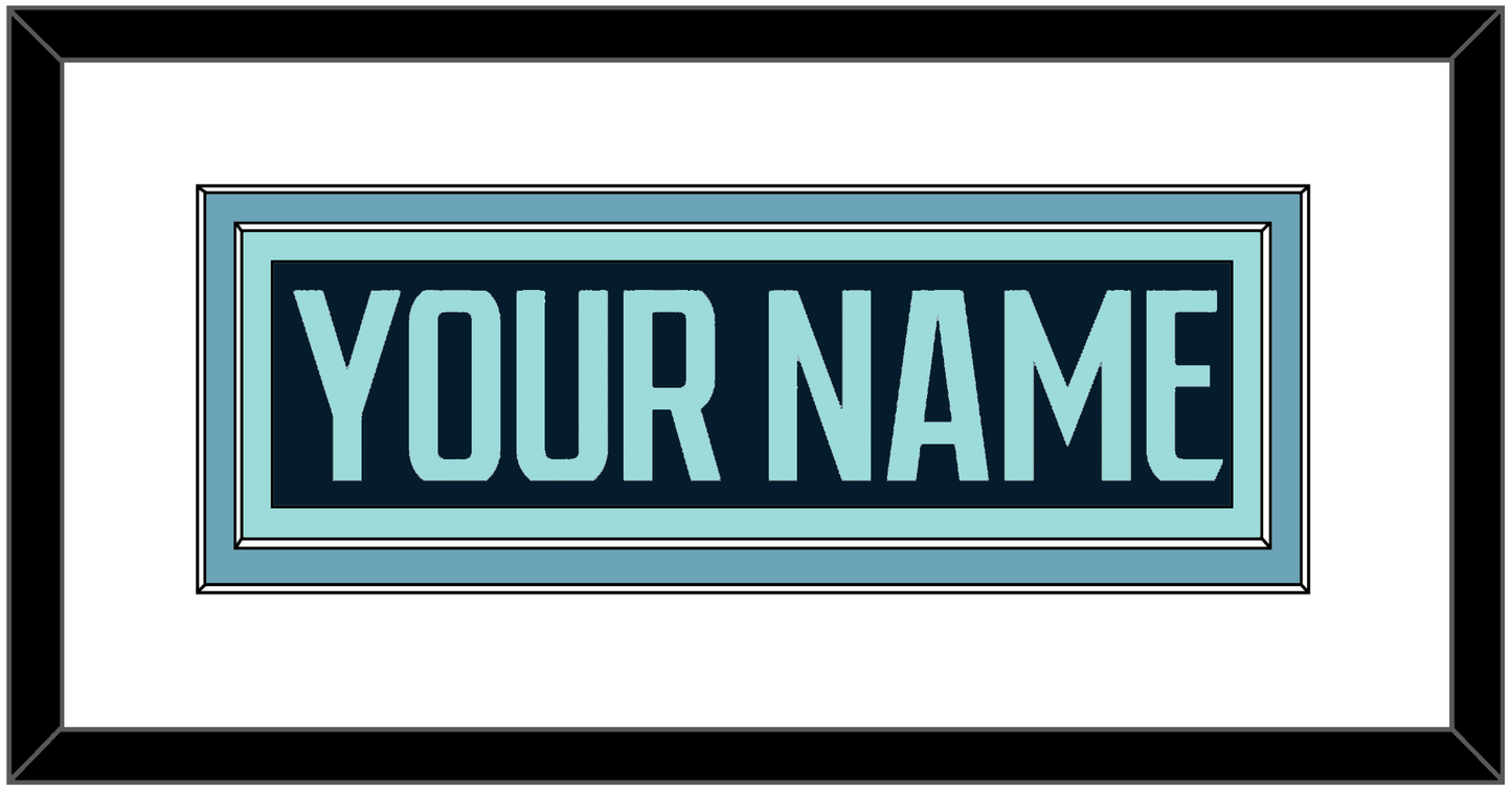 Seattle Nameplate - Home Navy Blue - Signature Tier 1