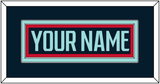 Seattle Nameplate - Home Navy Blue - Double Mat 2