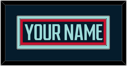 Seattle Nameplate - Home Navy Blue - Signature Tier 2