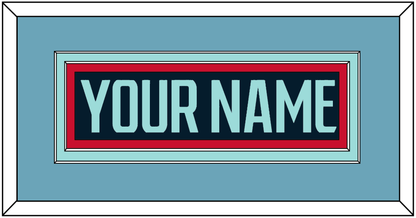 Seattle Nameplate - Home Navy Blue - Signature Tier 3