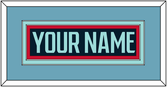 Seattle Nameplate - Home Navy Blue - Signature Tier 3
