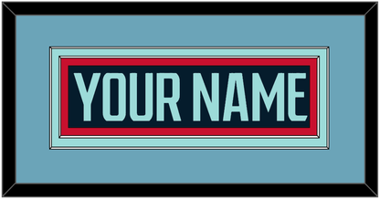 Seattle Nameplate - Home Navy Blue - Signature Tier 3