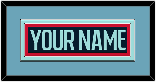 Seattle Nameplate - Home Navy Blue - Signature Tier 3