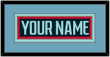 Seattle Nameplate - Home Navy Blue - Double Mat 3