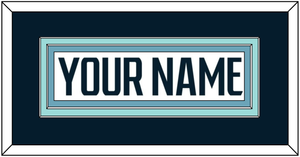 Seattle Nameplate - Road White - Double Mat 2