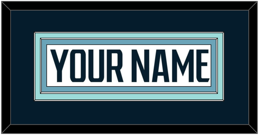 Seattle Nameplate - Road White - Signature Tier 2