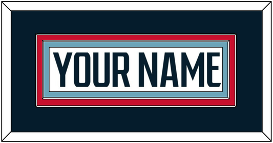 Seattle Nameplate - Road White - Signature Tier 3