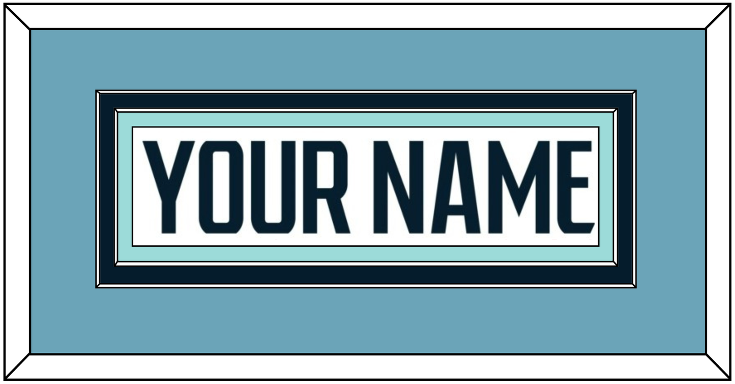 Seattle Nameplate - Road White - Signature Tier 4