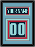 Seattle Nameplate & Number (Back) - Home Navy - Triple Mat 4