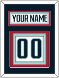 Seattle Nameplate & Number (Back) - Road White - Triple Mat 3